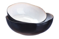 Saladier IRIS Ø24cm et Ø28,5cm - 2 pièces - Blanc ivoire